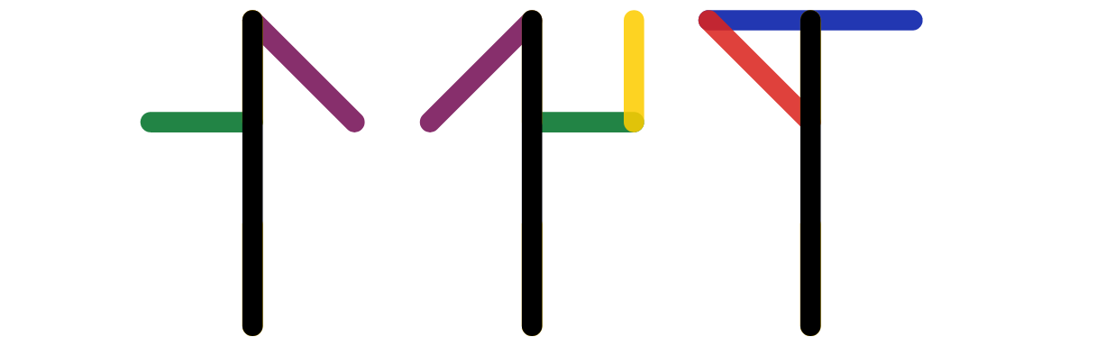 Horloge affichant l’heure 23:38:51 avec des chiffres cisterciens colorés